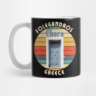 Chora (Folegandros), Greece Light text t-shirts, mugs, gifts, Mug